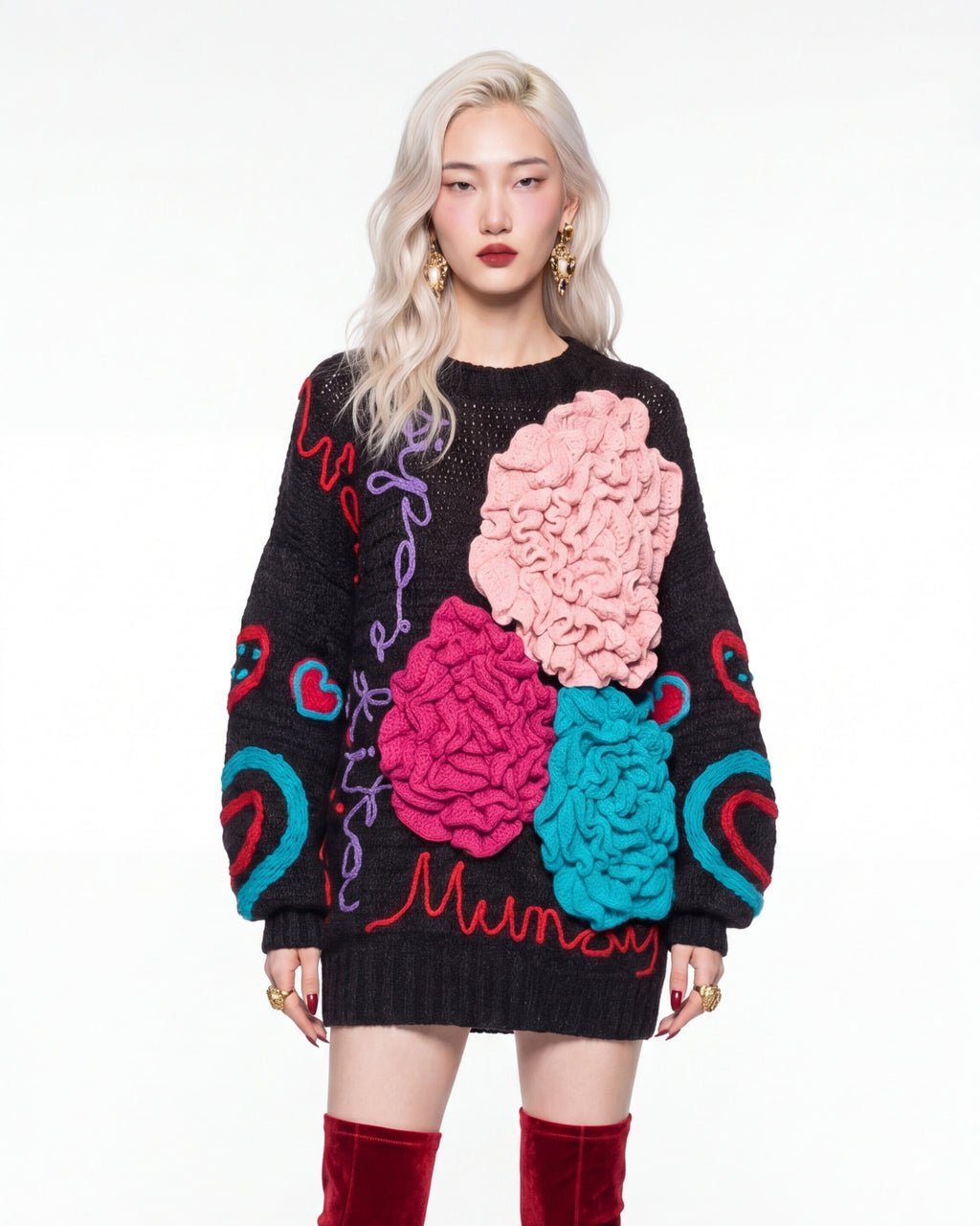 Munay Oversized Baby Alpaca Sweater