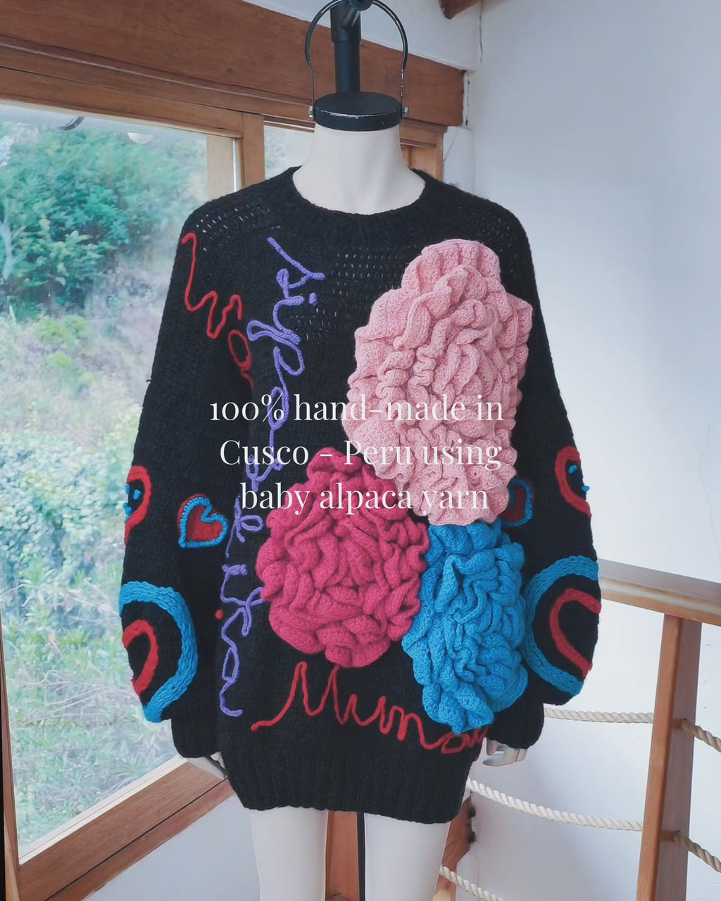 Munay Oversized Baby Alpaca Sweater